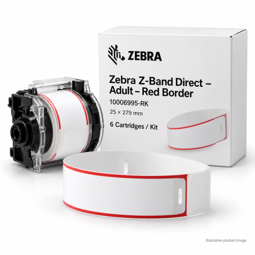 Zebra Adult Z-Band Direct – Red Border